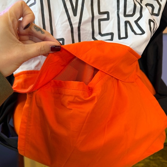 Philadelphia Flyers Men’s Black Iconic Defender Anorak Pullover Jacket Size L - Picture 3 of 9